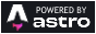 built with astro